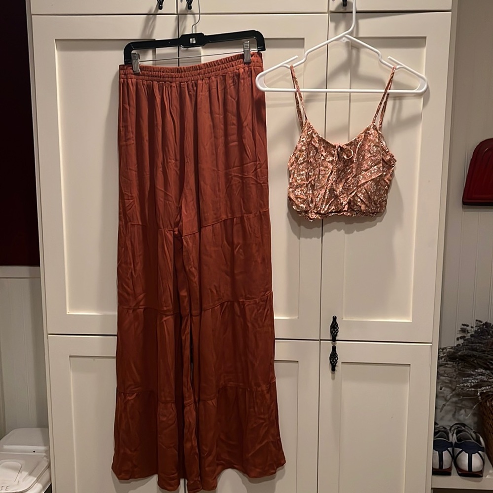 Two piece pant/top set
